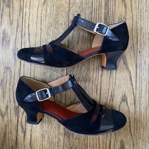 Re Mix Vintage 30's 40's T Strap Mary Jane Pumps 8